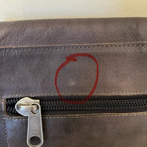 Bed Stu Leather Venice Beach Crossbody in Black Rustic, Good Used Condition - Picture 10 of 15